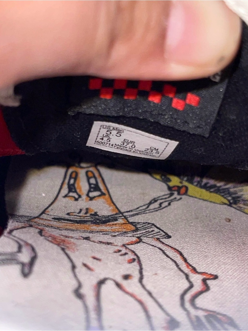 Vans White Breana Geering Edition with Black Details - Picture 7 of 7